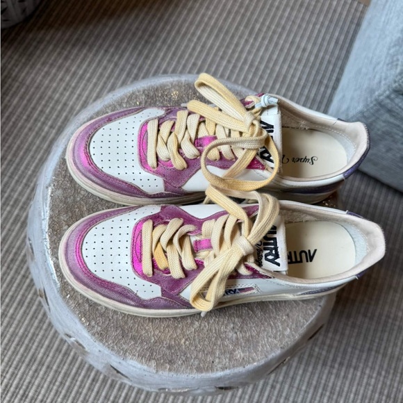 Autry Metalist Super Vintage Low 40 Fuschia & Violet